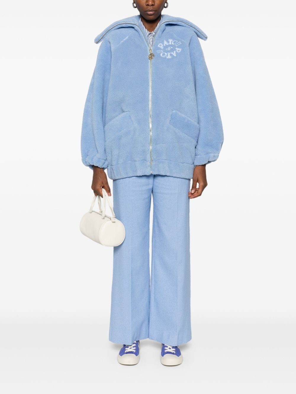 shearling bomber jacket - 2