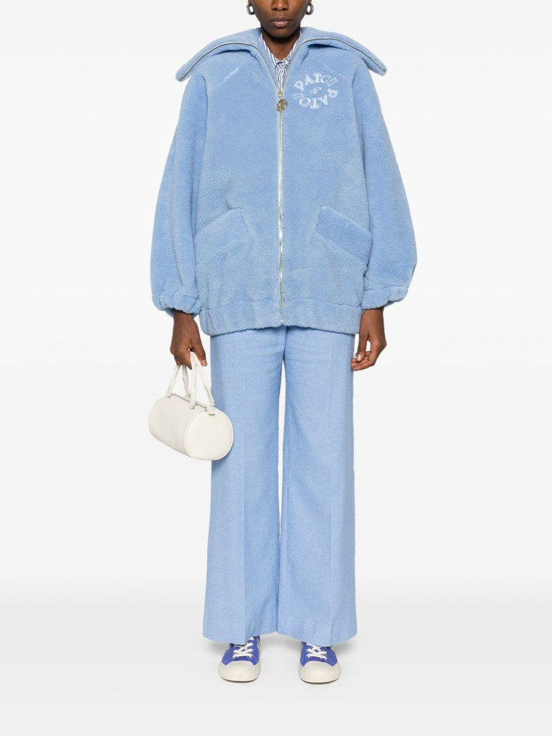 PATOU shearling bomber jacket outlook