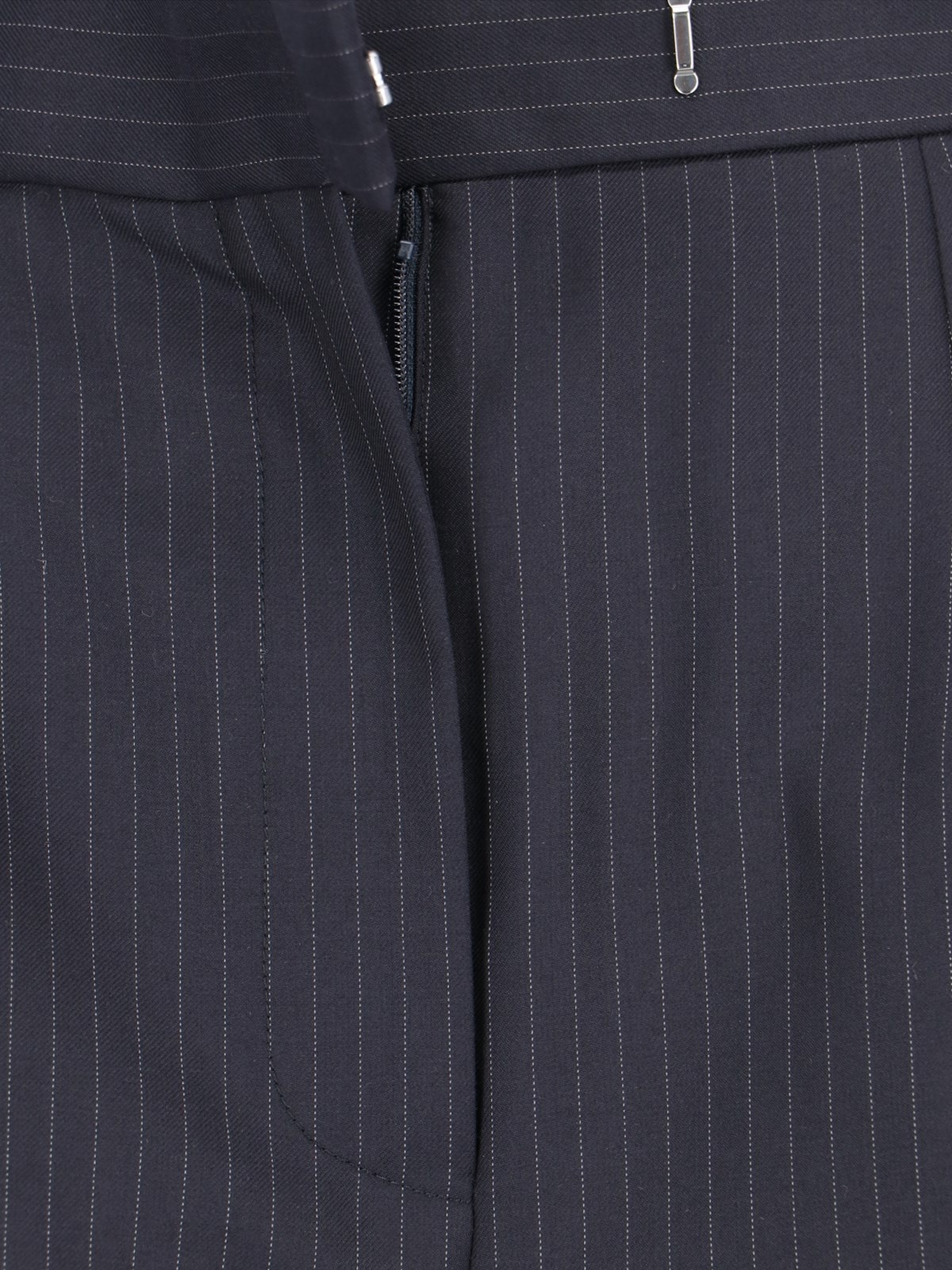 PINSTRIPE WOOL CHINOS - 5