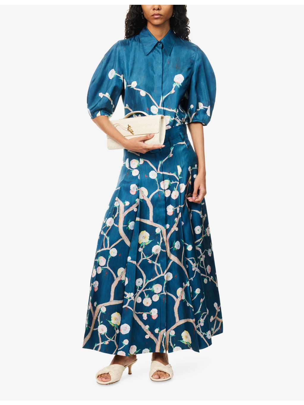 Sansi Floral Silk Shirt - 2