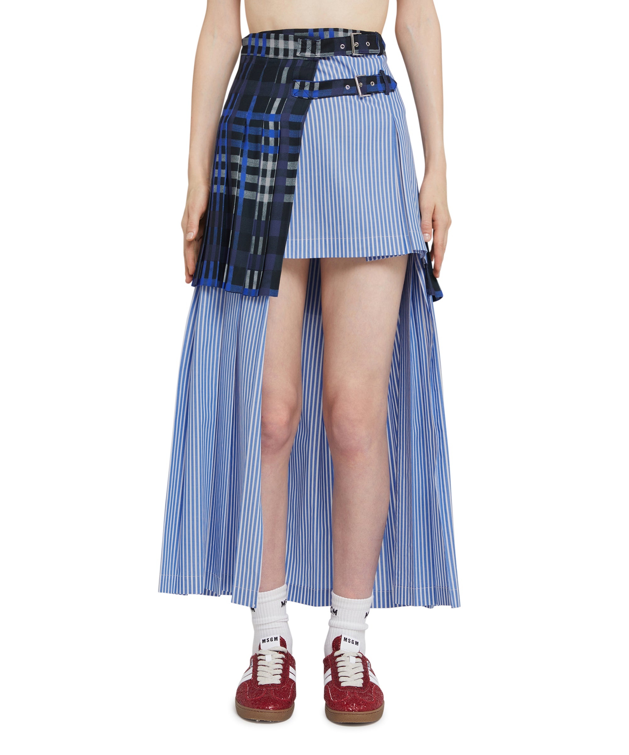 Poplin cotton pleated skirt - 2