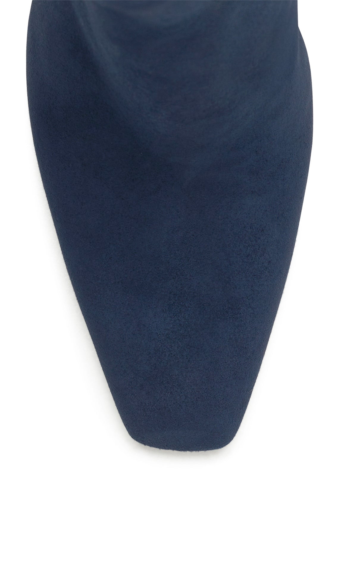 Luke High Heel Ankle Boot in Navy Suede - 4
