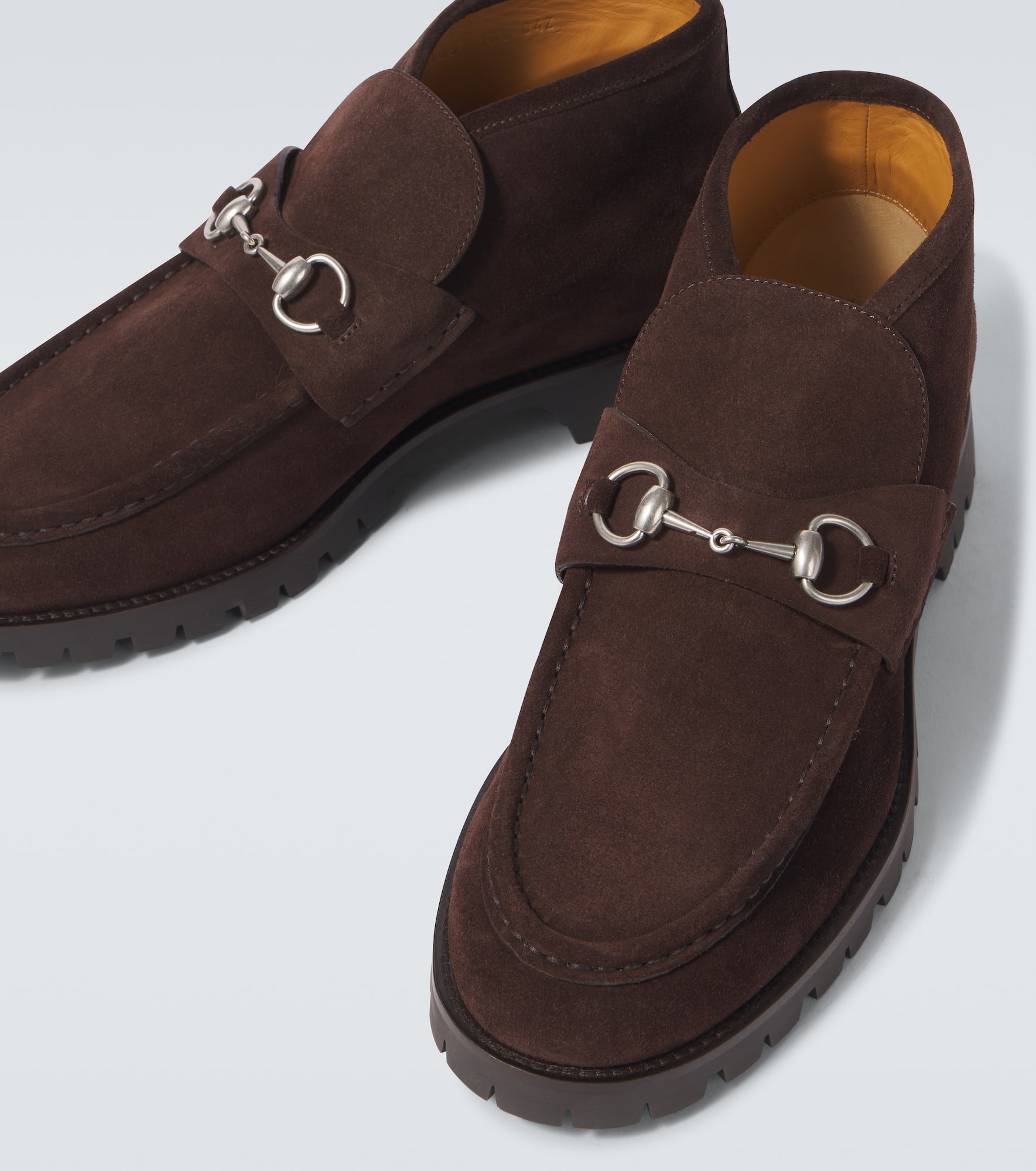 Horsebit suede desert boots - 3