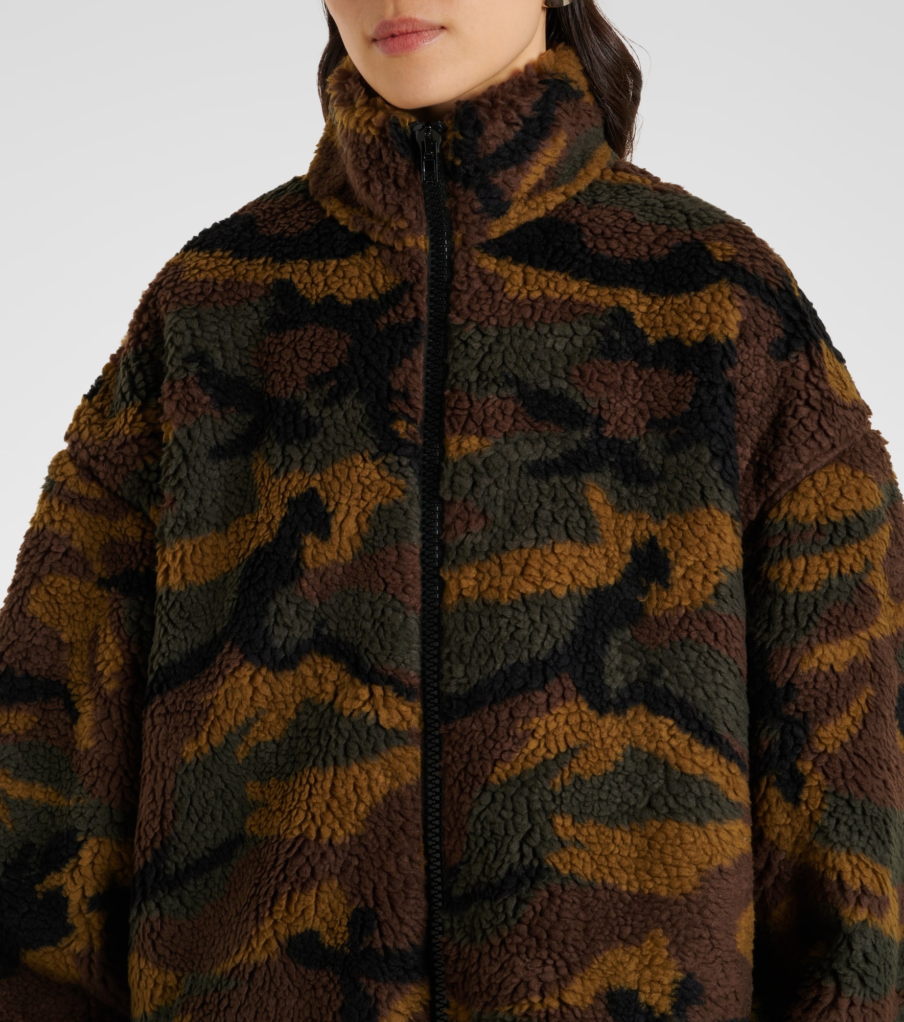 Camo fleece jacket - 6