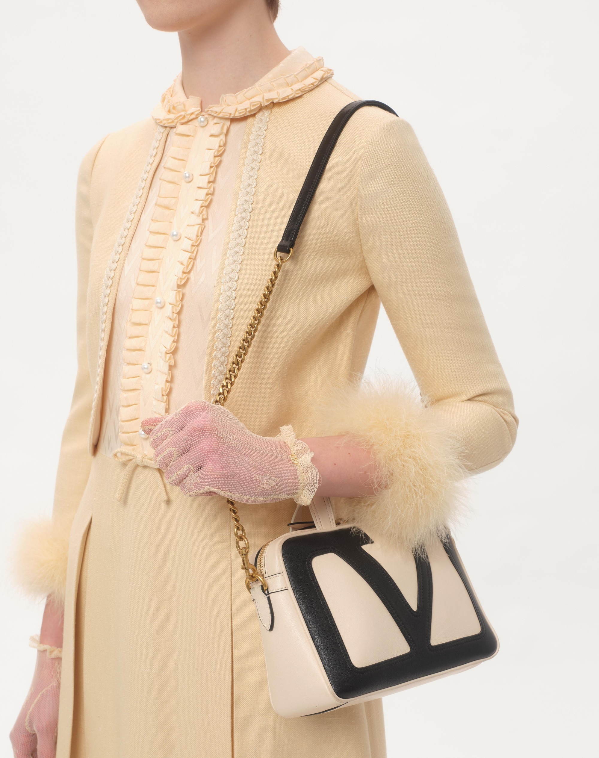 VALENTINO GARAVANI VIVA SUPERSTAR NAPPA LEATHER HANDBAG - 2