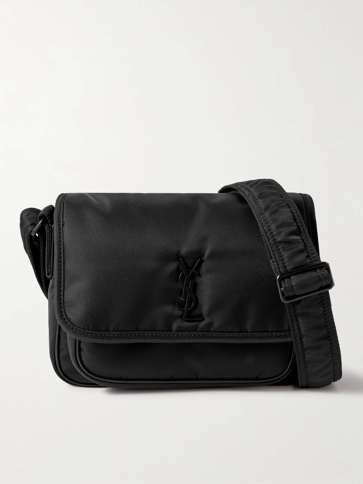 Niki Small Leather-Trimmed Shell Messenger Bag - 1