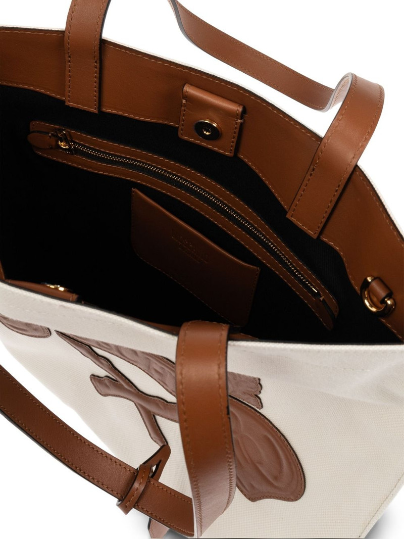 logo-debossed shoulder bag 6