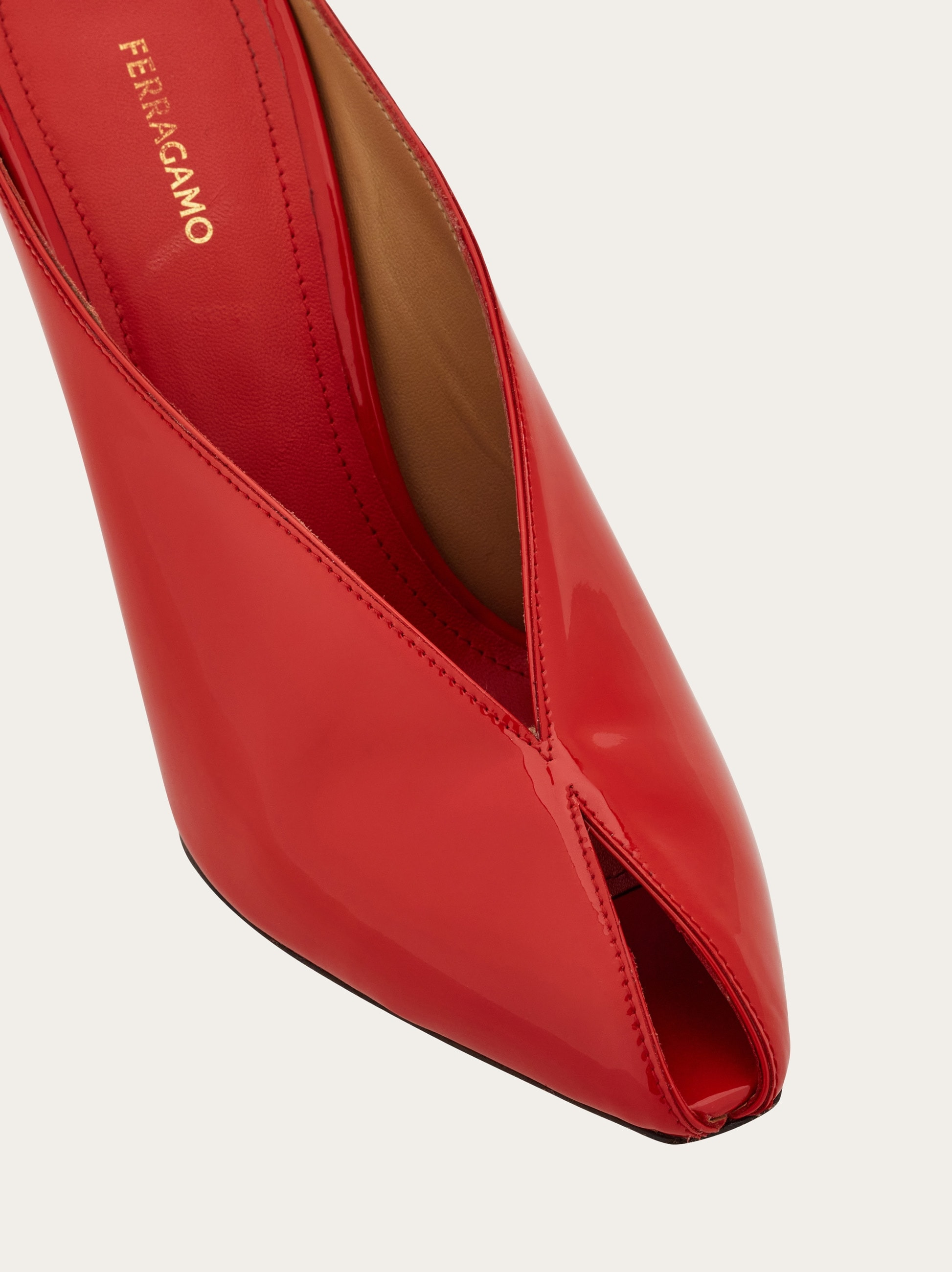 Peep toe mule - 6