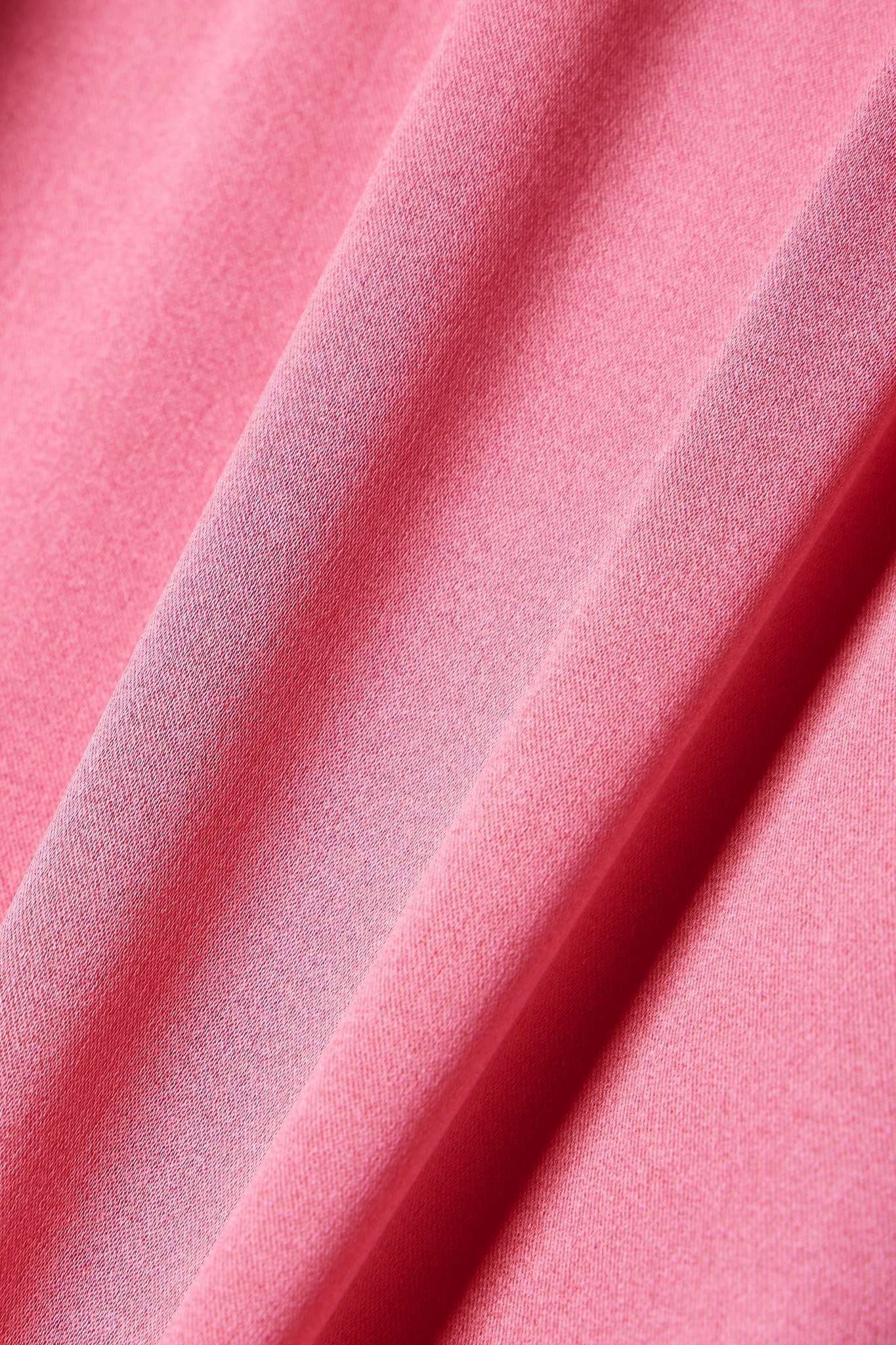 Velvet-trimmed silk-blend satin shorts - 4