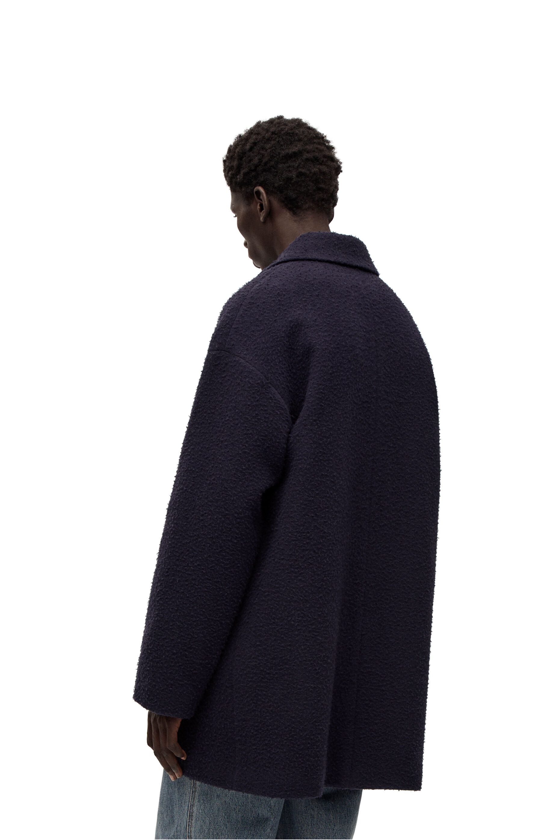 Textured coat in wool - 4