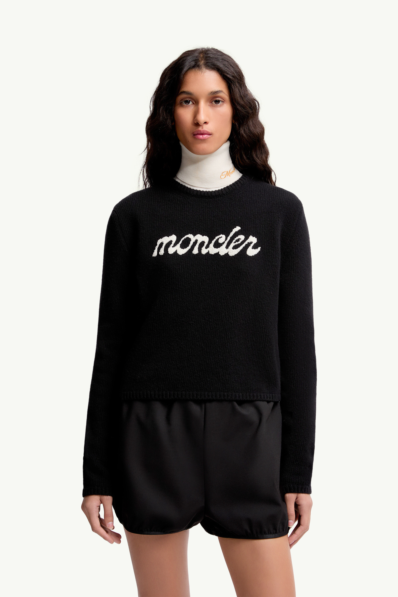 Embroidered Logo Wool & Cashmere Sweater - 3