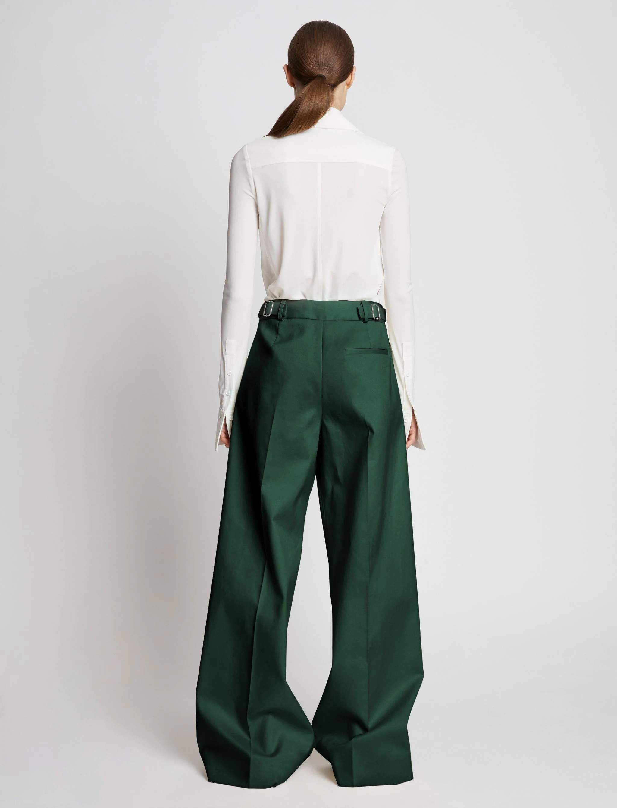 Cotton Gabardine Pants - 4