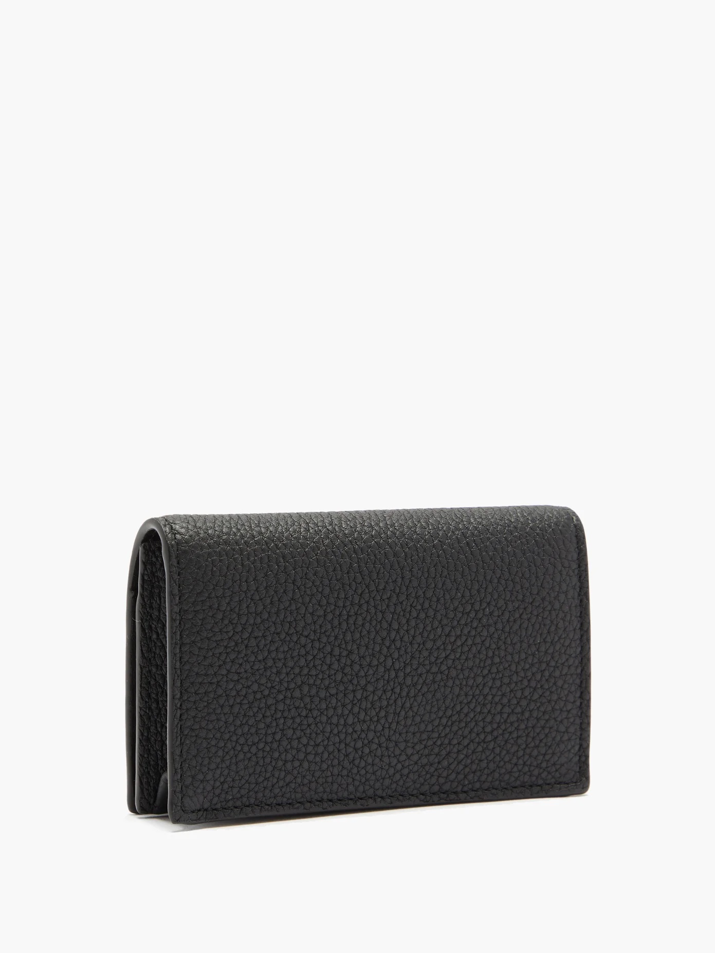 Anagram-debossed leather cardholder - 5