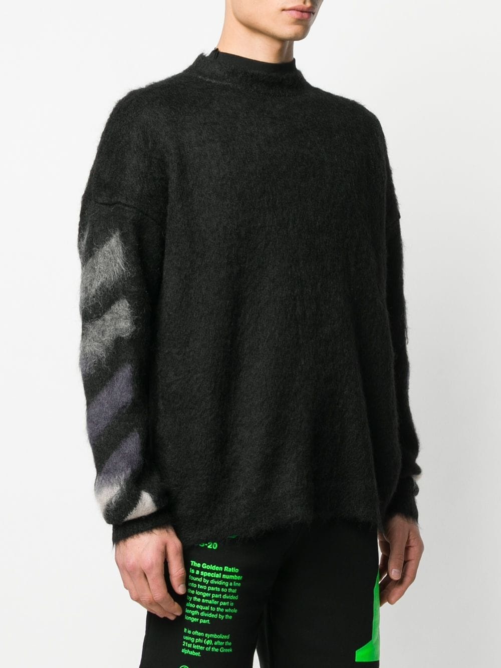 Diagonal Arrows knitted jumper - 3