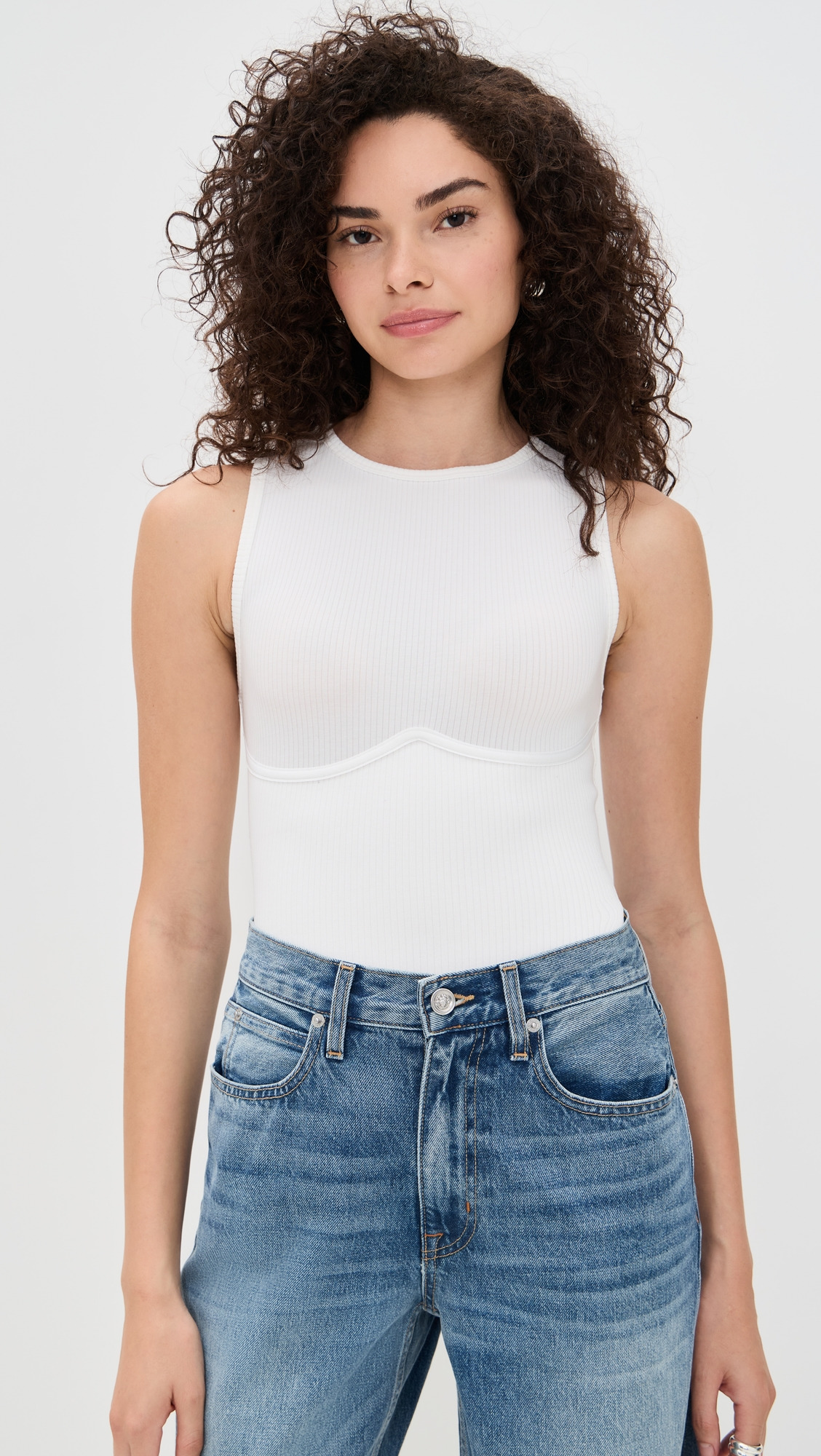 Hourglass Rib Thong Bodysuit - 6