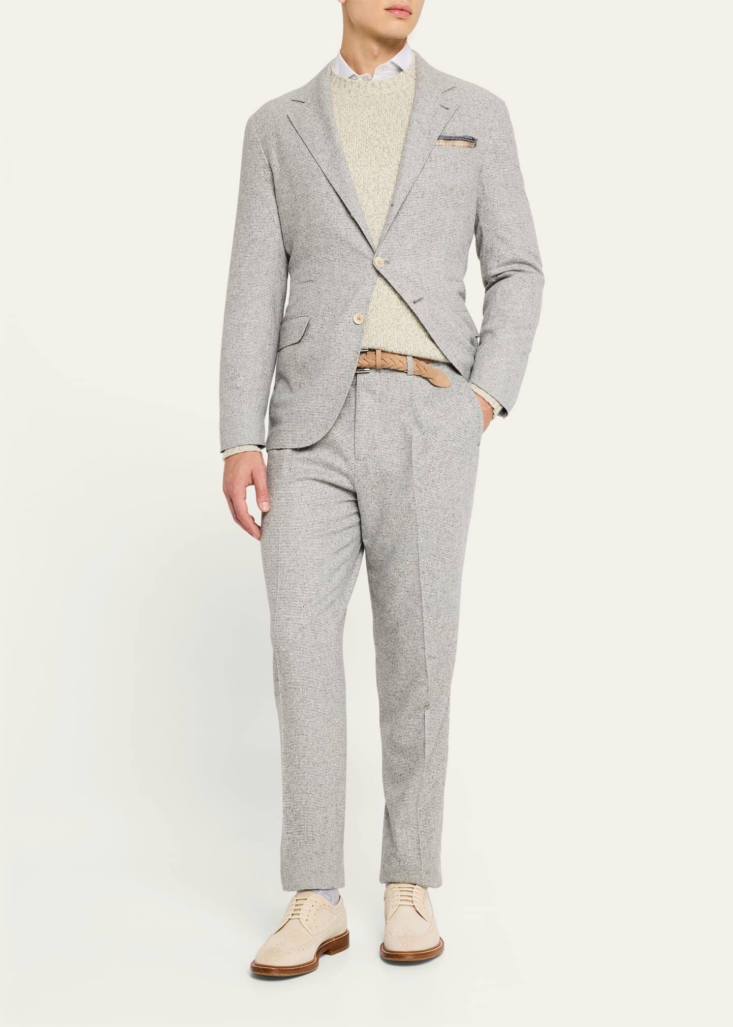Men's Micro-Houndstooth Suit - 2