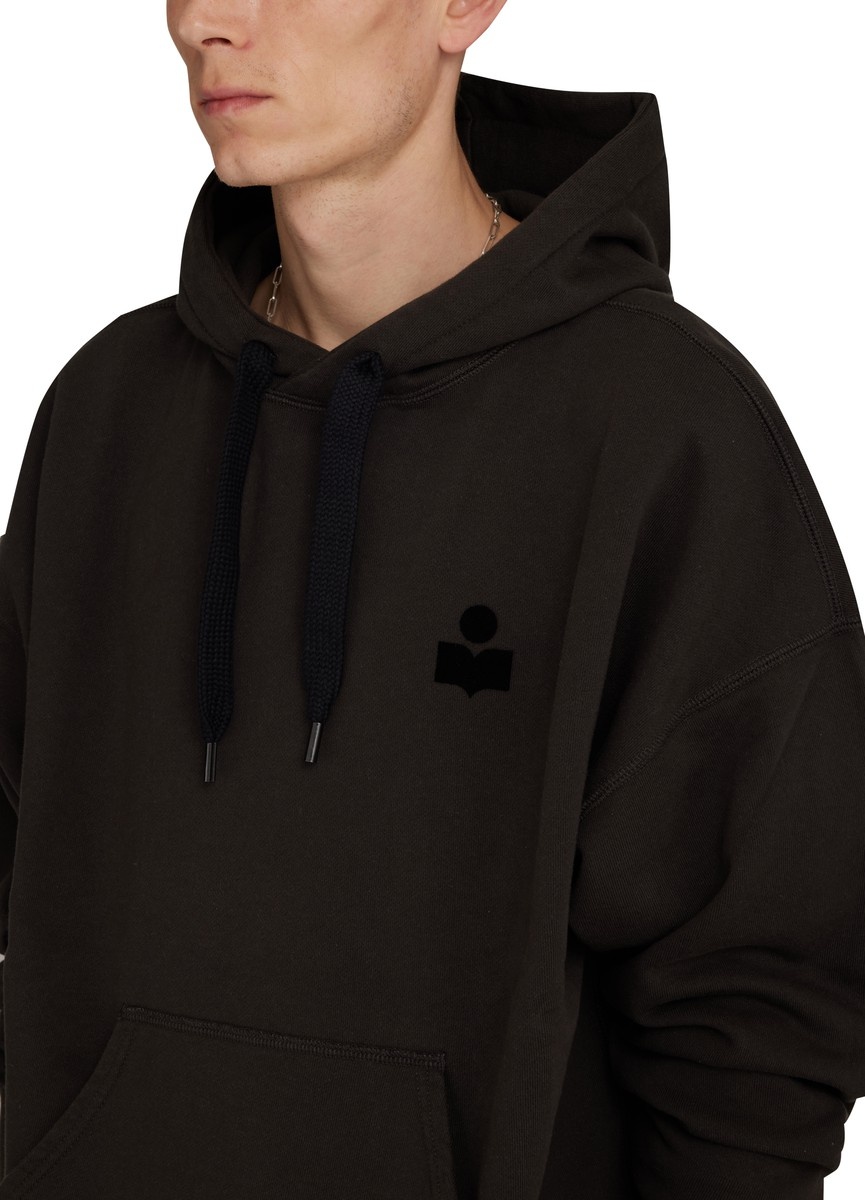 ★Isabel Marant★ Malek Hood Faded Black SW0028HAA1M05H02FK Isabel Marant Malek hoodie | 24s | REVERSIBLE