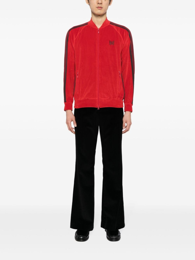 NEEDLES zip-up velour track jacket outlook