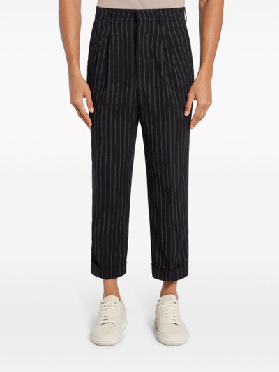 AMI Paris tapered-leg tailored trousers outlook