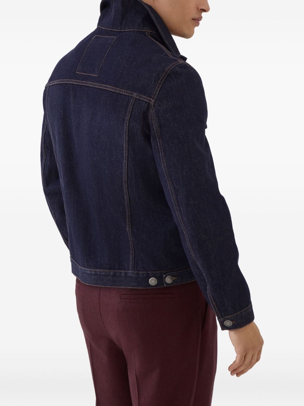 cotton denim jacket - 5