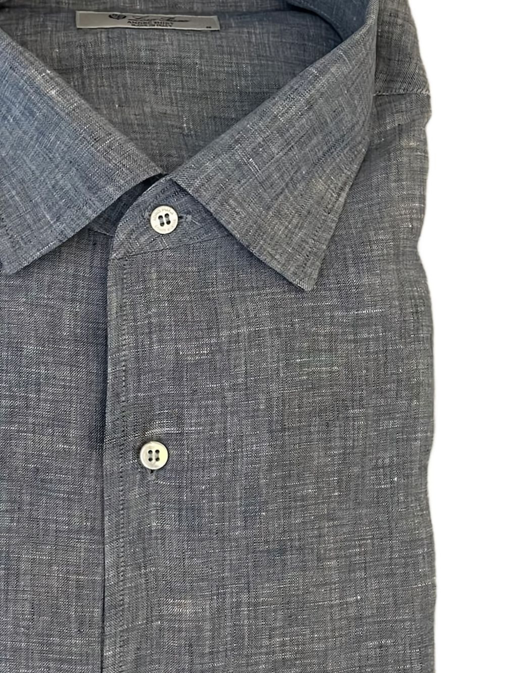 Andre button-fastening linen shirt - 2