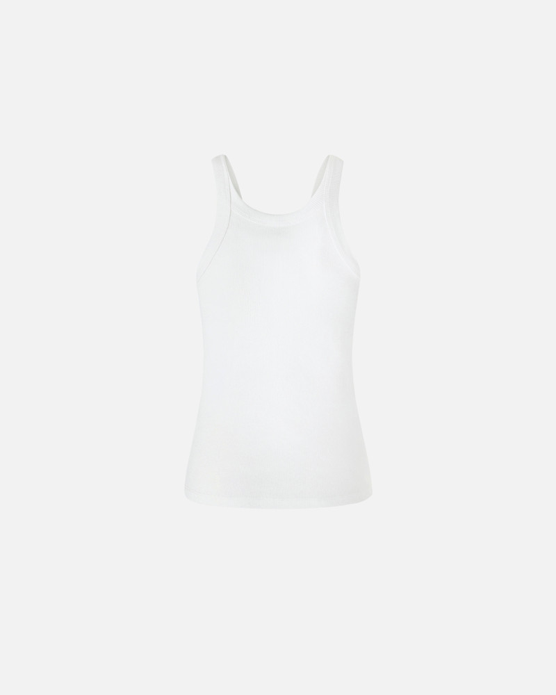 REIMAGINE BY PINKO X PATRICK MCDOWELL RIBBED VEST TOP WITH BUCKLE 6
