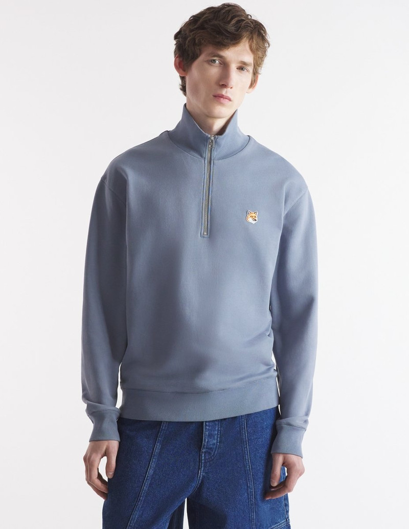 FOX HEAD PATCH COMFORT HALF ZIP SWEATSHIRT 3