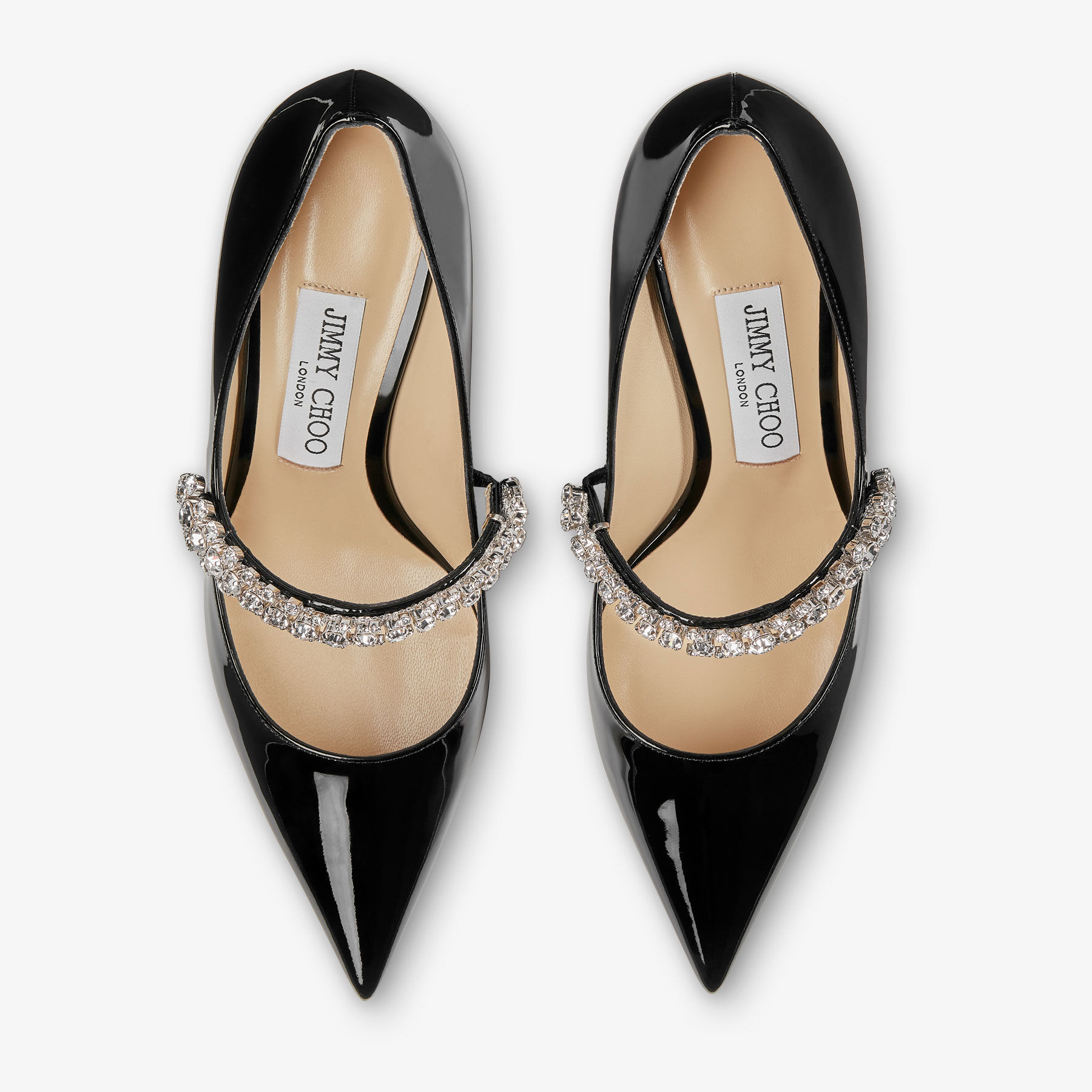 Bing Pump 65
Black Patent Leather Pumps with Swarovski Crystals - 5