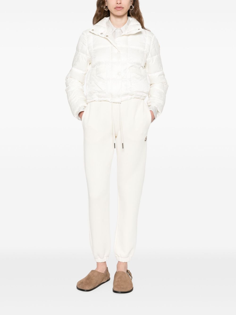 quilted cropped jacket - 2
