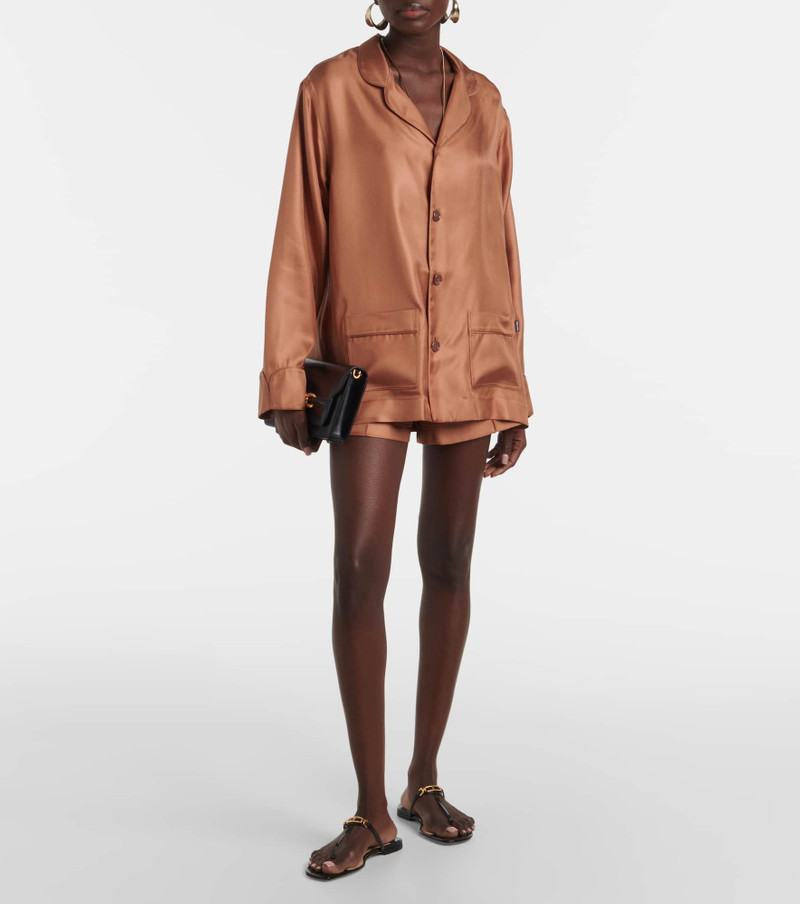 TOM FORD Silk twill shorts outlook
