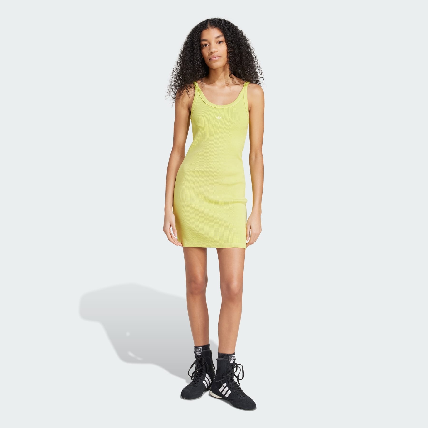 Ribbed Mini Dress - 2