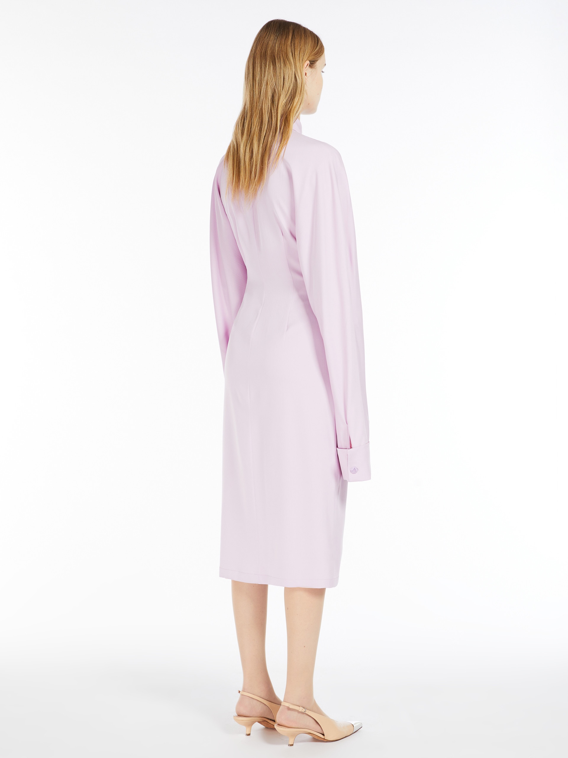 LUGANO Kimono-sleeve shirt dress - 4