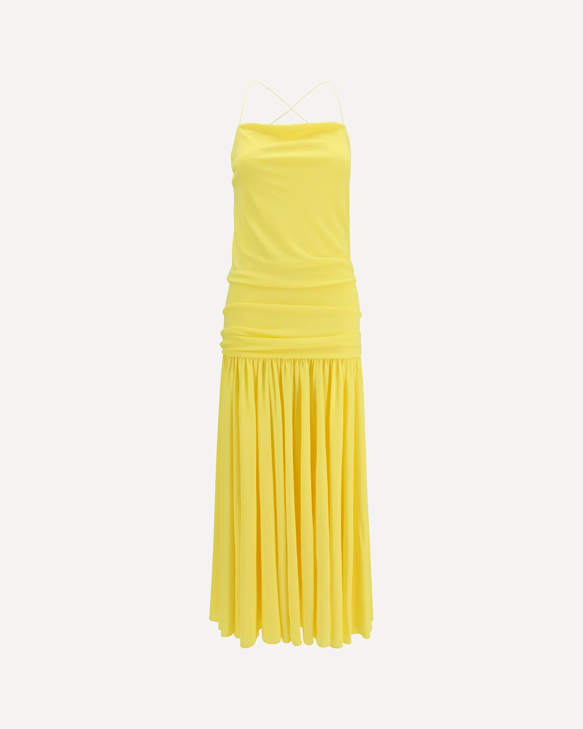 Pleated midi Dress - 1