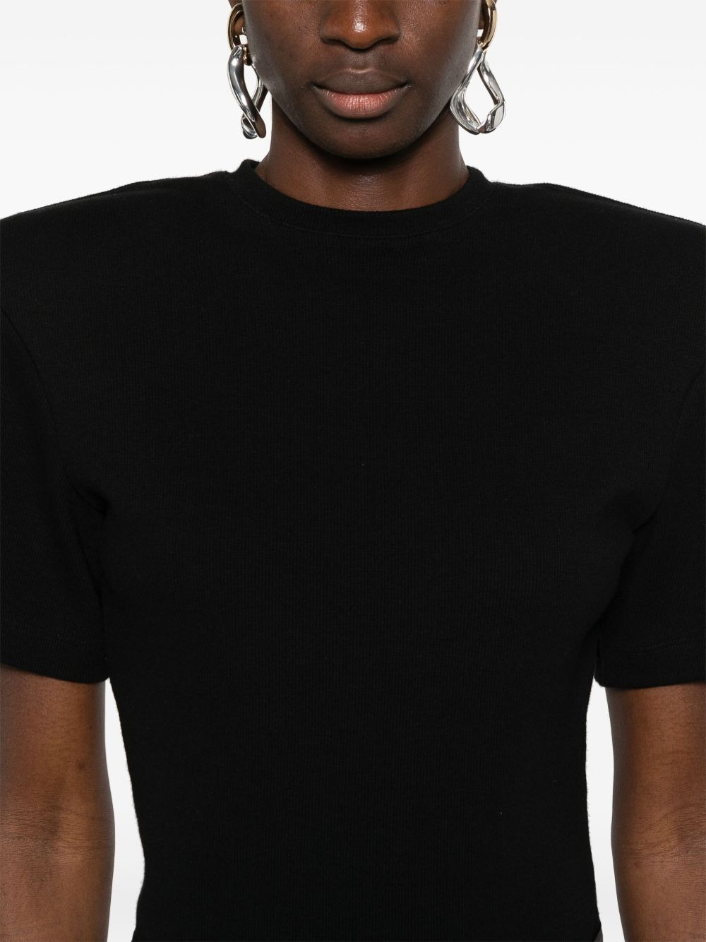 ribbed short-sleeve bodysuit - 5