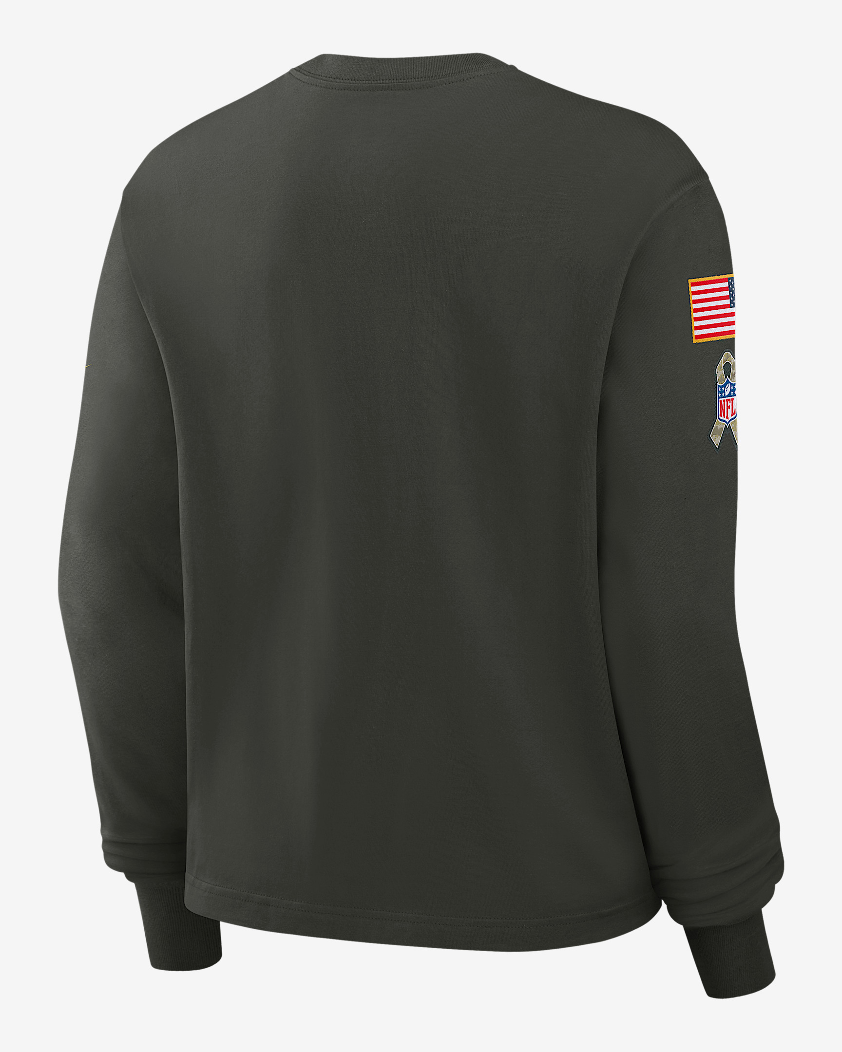 Philadelphia Eagles Salute to Service Sideline Women's Nike Dri-FIT NFL Long-Sleeve T-Shirt - 2