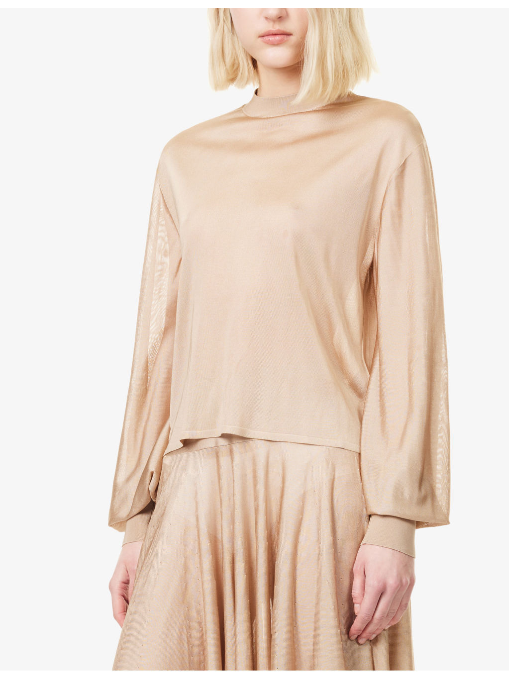 Oversized Fine-Knit Jumper - 3