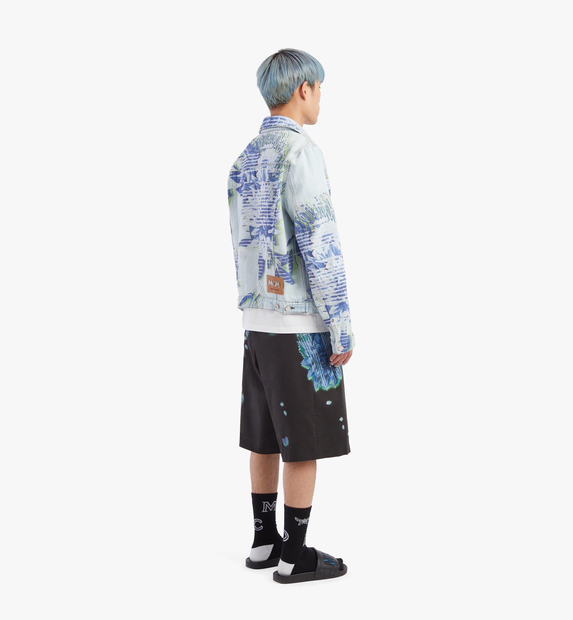 Men’s Tech Flower Denim Jacket - 5