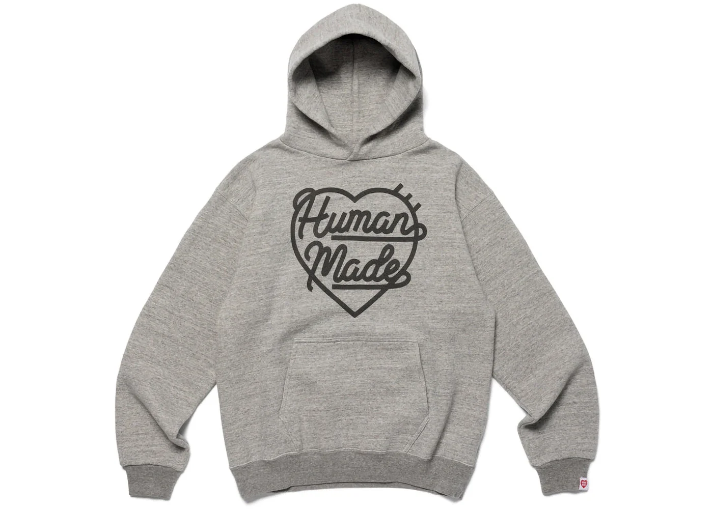 Human Made Heart Sweat Hoodie (FW22) Grey - 1