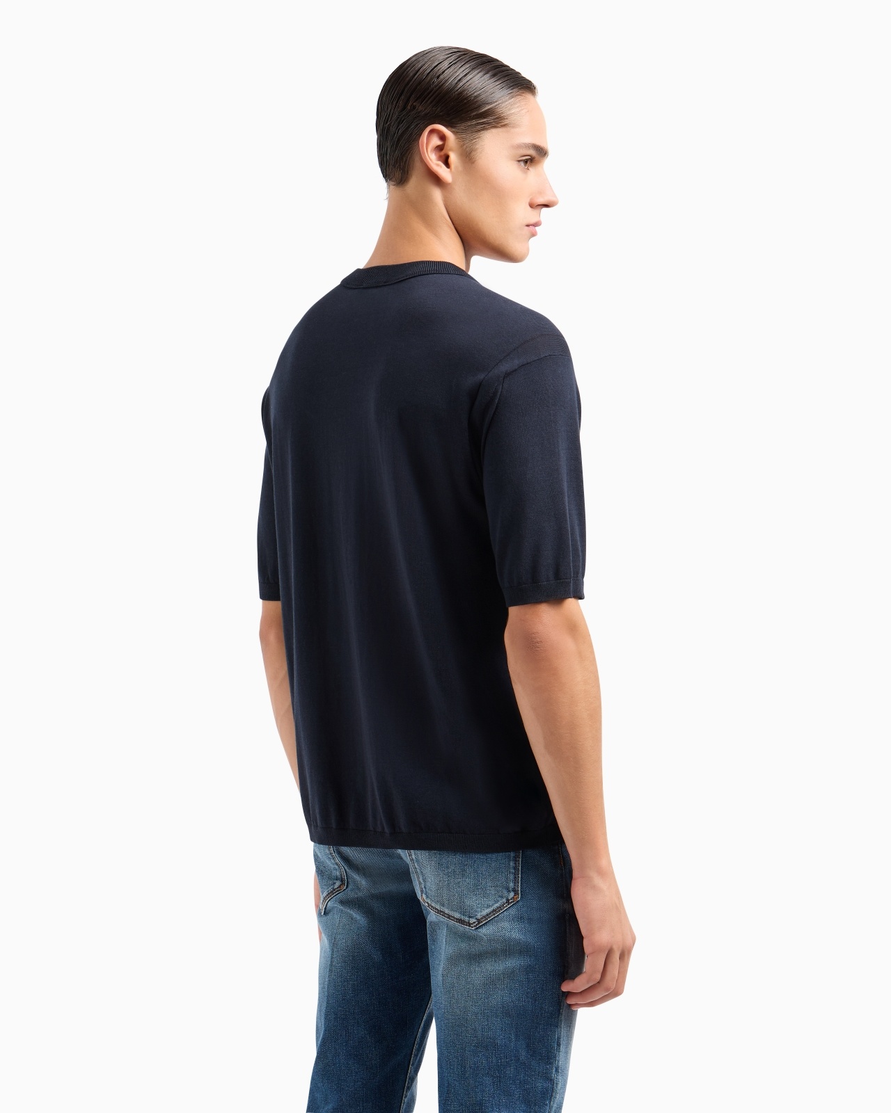 ASV LYOCELL-BLEND PLAIN-KNIT JUMPER - 3