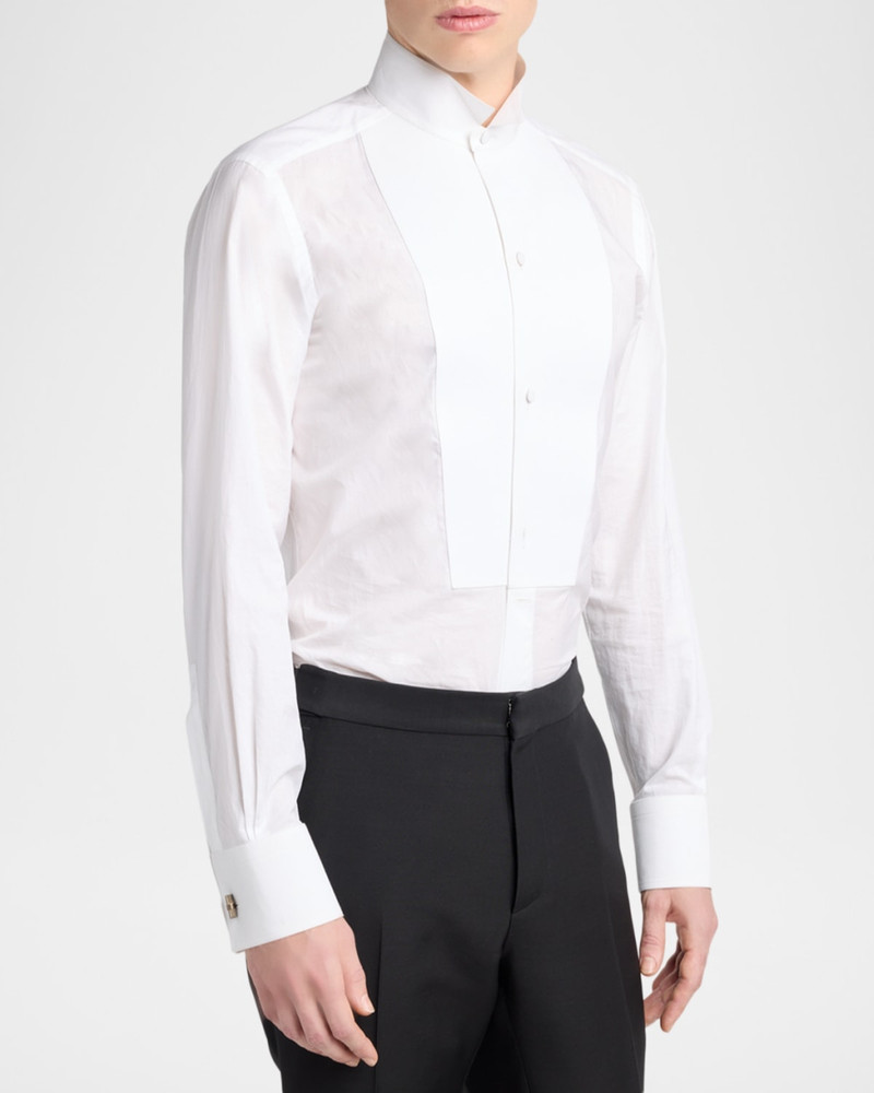 Men's Cocktail Voile Slim-Fit Dress Shirt 4