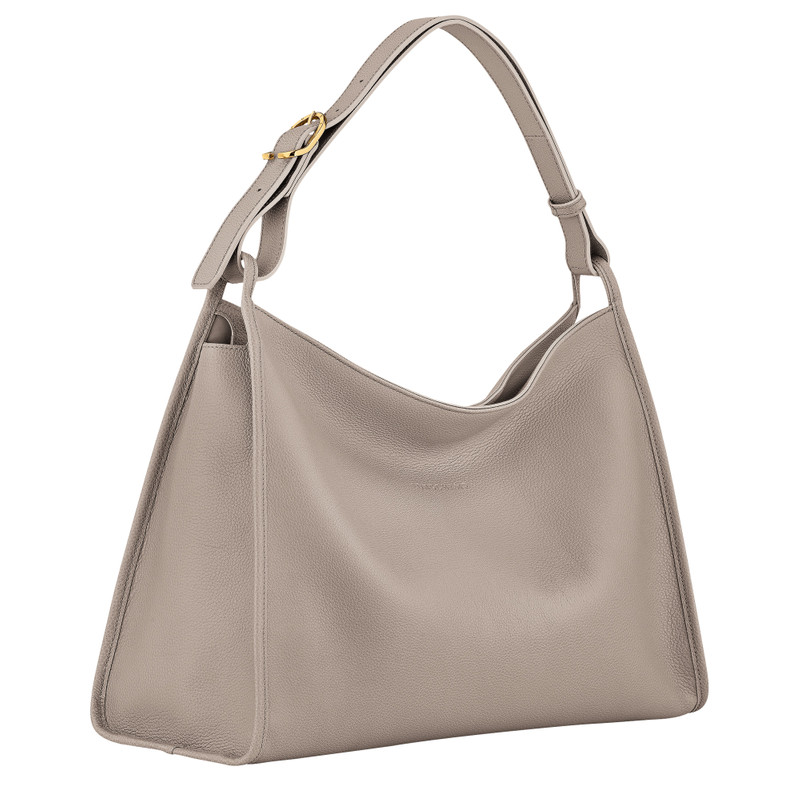 Longchamp Le Foulonné XL Shoulder bag Turtledove - Leather outlook