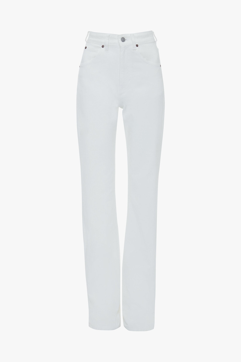 Julia High Waisted Jean In Washed White 1