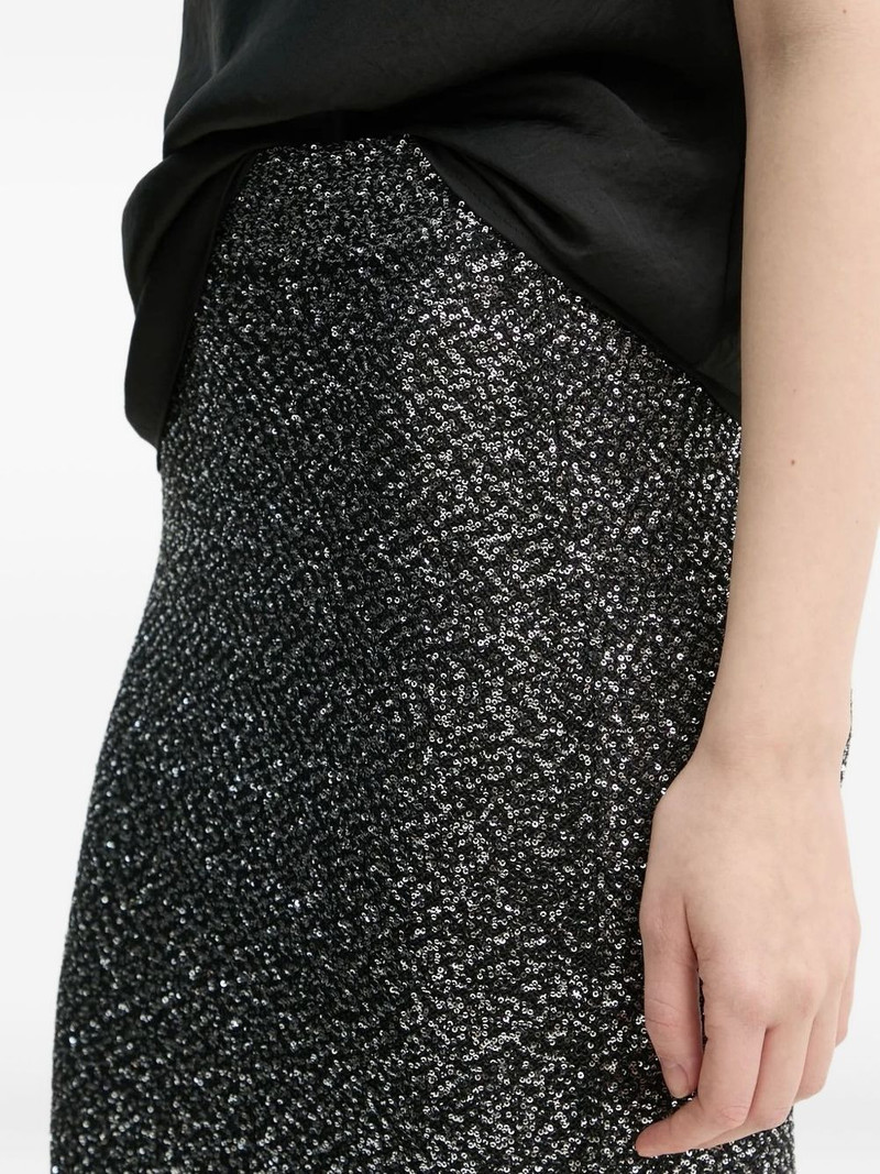 lurex-knit midi skirt 3