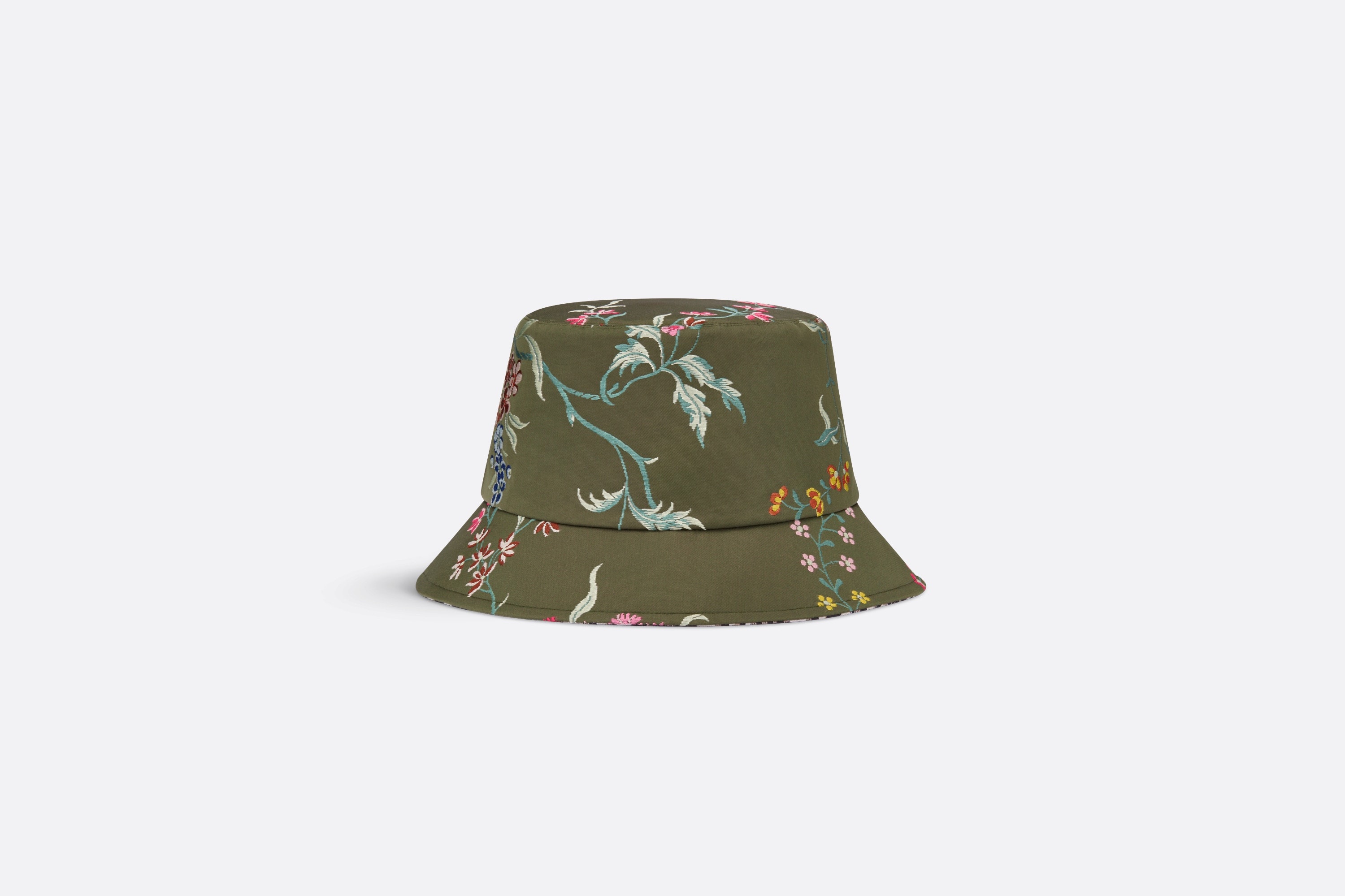 Teddy-D Dior Petites Fleurs Reversible Small Brim Bucket Hat - 7