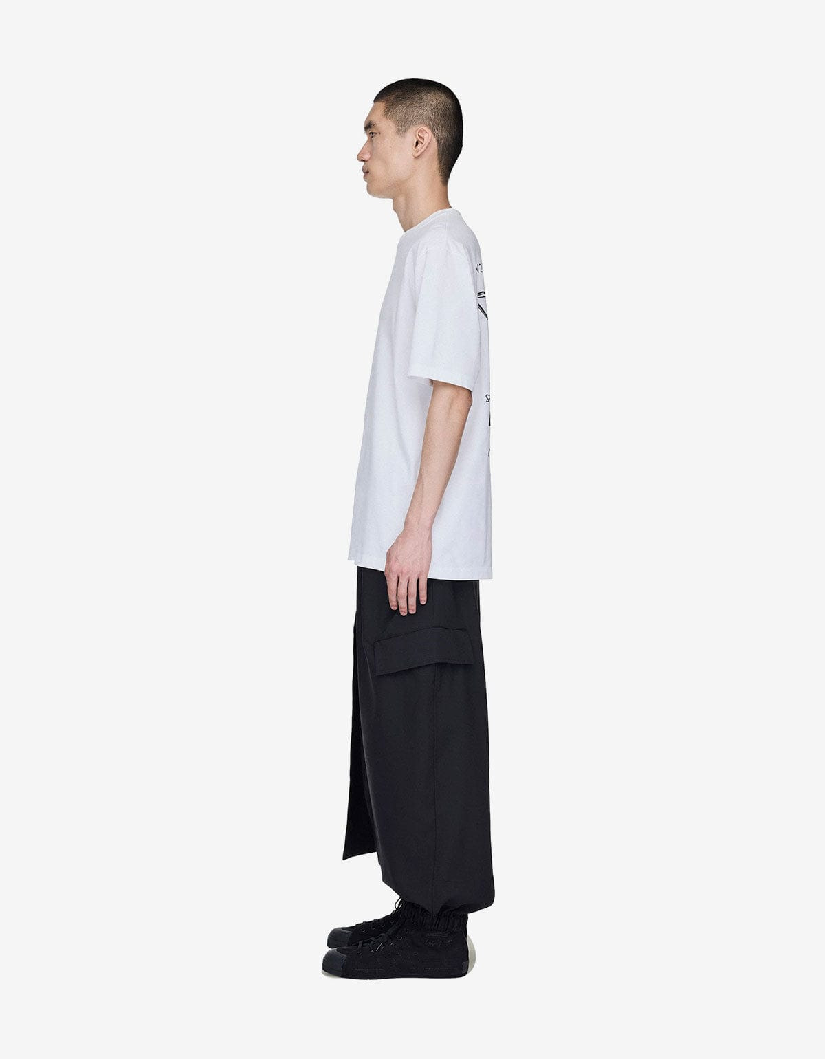 Y-3 White Short Sleeve T-Shirt - 6
