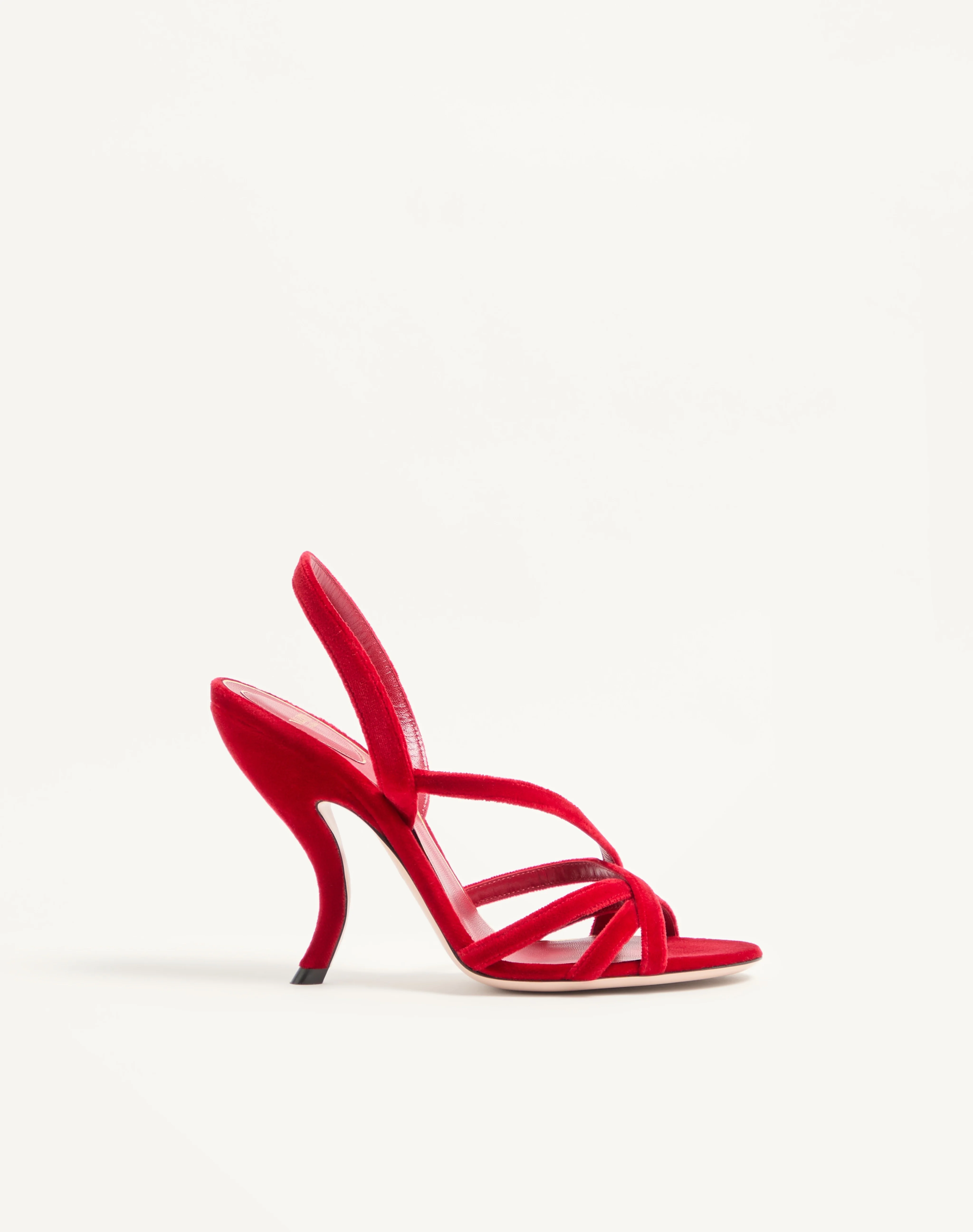 FETISHIQUE VELVET SANDAL 105MM - 1