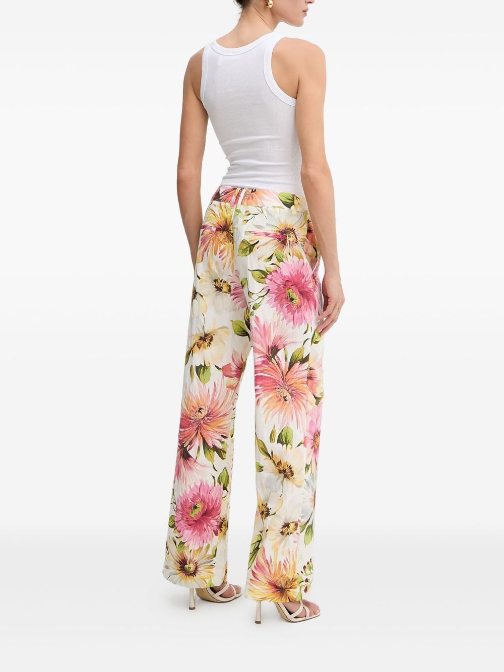 Colette floral-print trousers - 3
