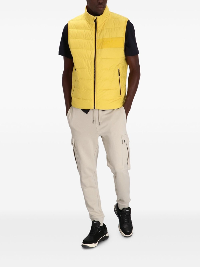 BOSS quilted zip-fastened vest outlook