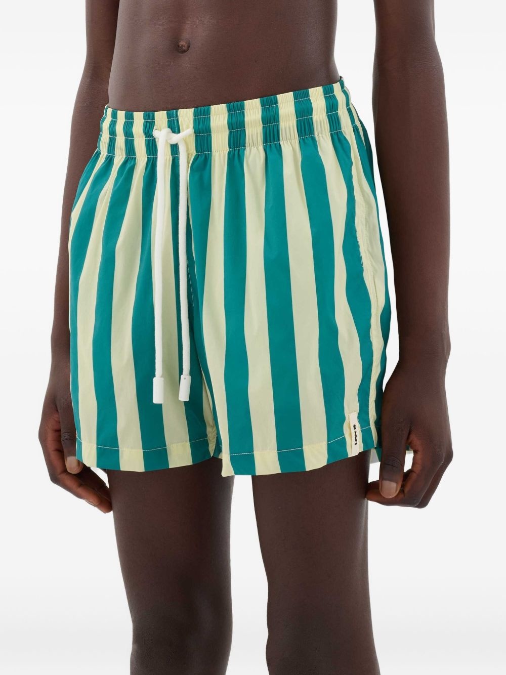 striped swim shorts - 2