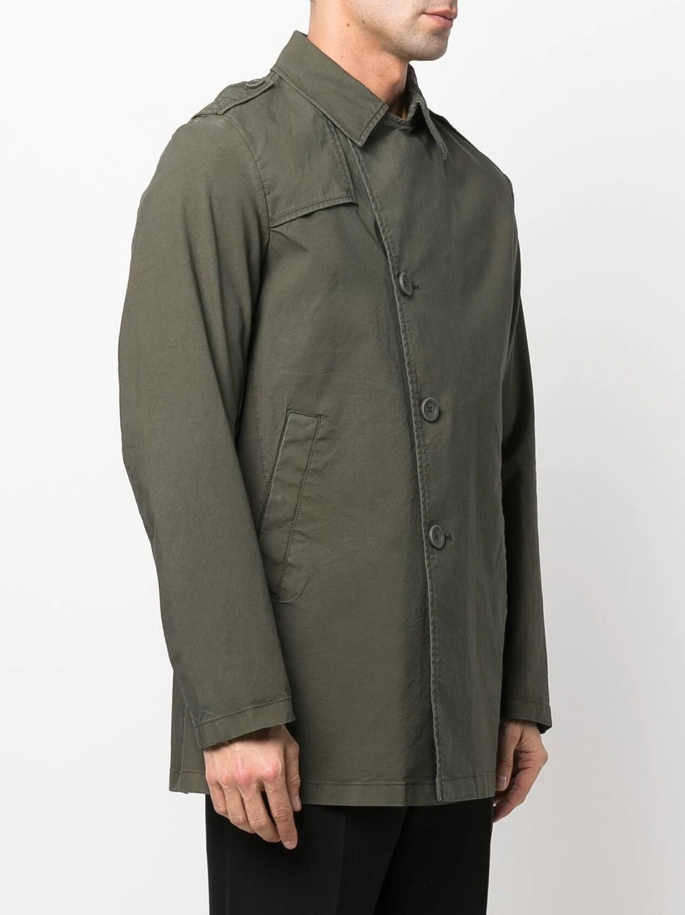 single-breasted lightweight jacket - 3